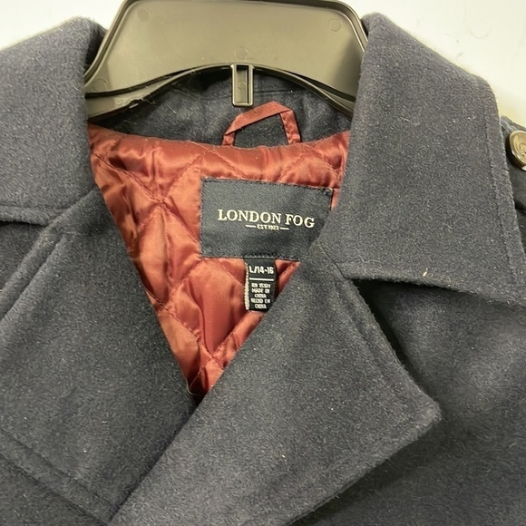 LONDON Fog peacoat L 12-14 navy blue - Picture 2 of 8